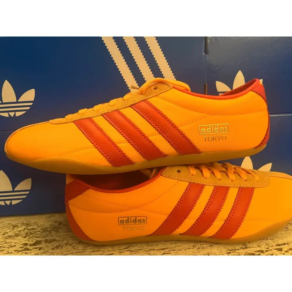 Brand new Adidas Originals Orange and Red Tokyo Athletic Shoes